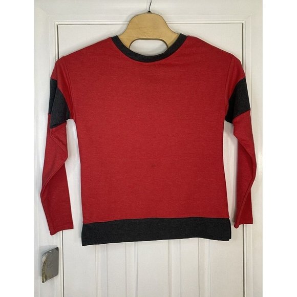 NHL Women’s Chicago Blackhawk’s Long Sleeve Jersey Shirt Red Small Tags Flaw - Picture 7 of 8